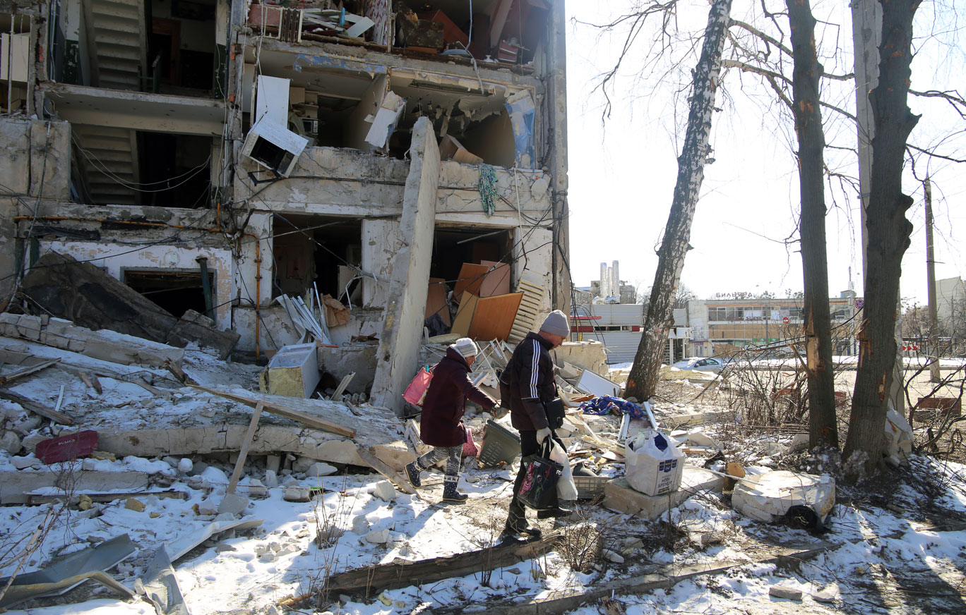In Kharkiv’s Rubble, Hatred for Russia Is Strong