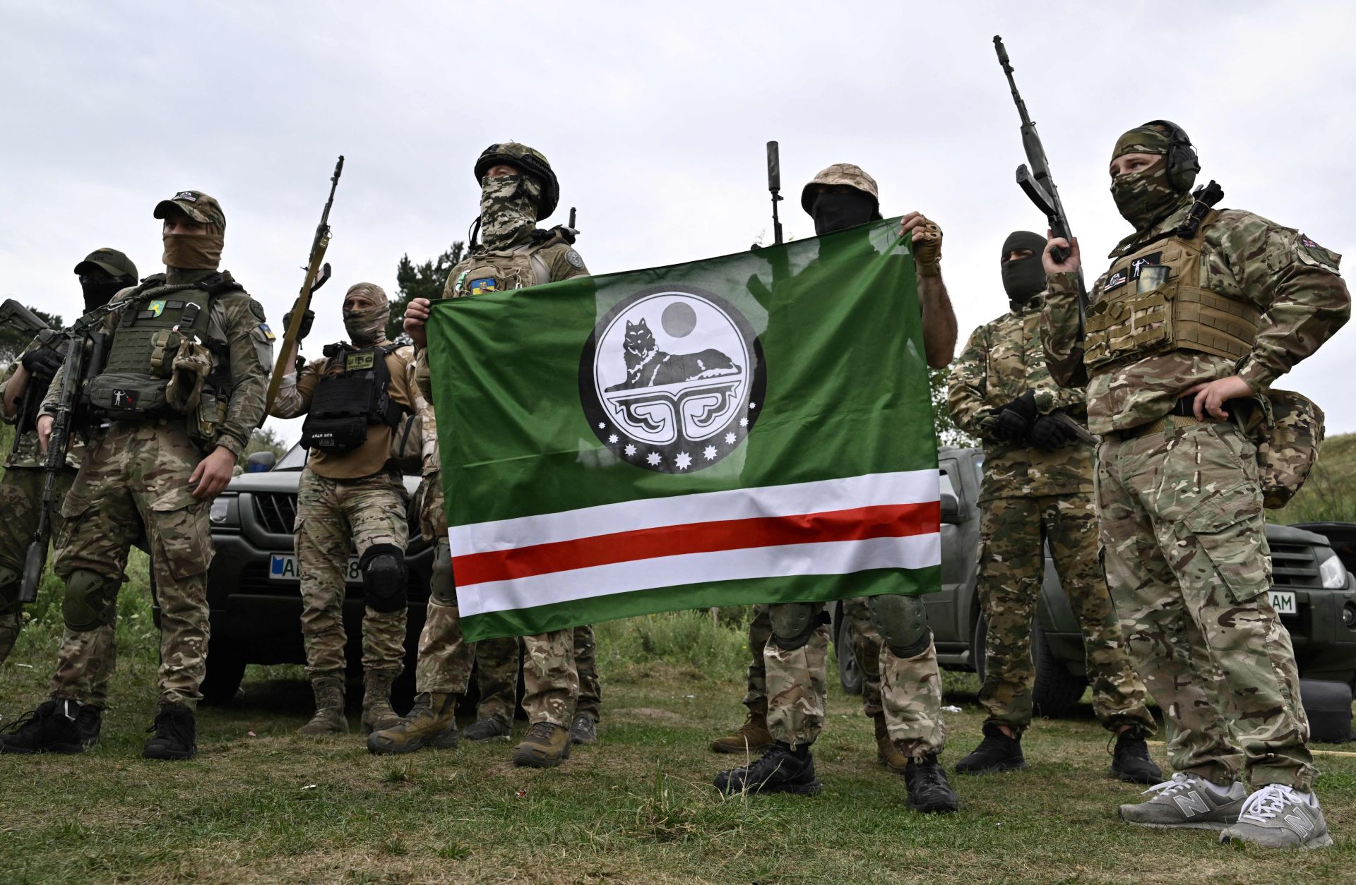 Chechens Fight With Ukrainians Against Russia