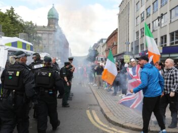 At the Front Line of Belfast’s Week of Violence