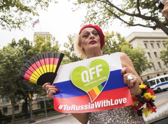 With Patriotism as a Ruse, Putin Wages War Against Gay and Trans People