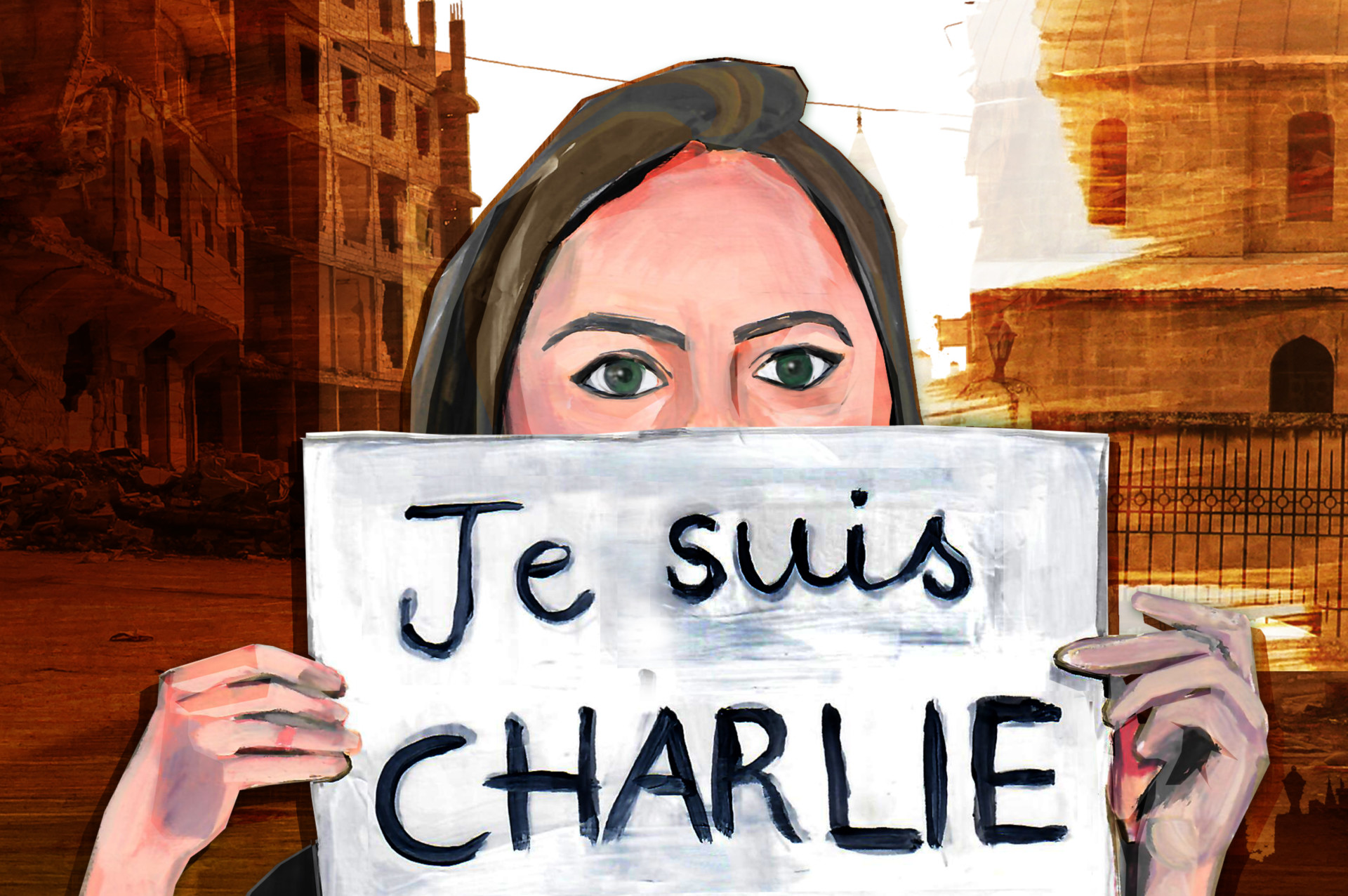 Je Suis Charlie in East Aleppo